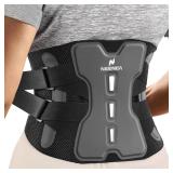 S NEENCA Back Brace for Lower Back Pain Relief