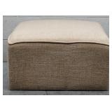 30x26x14in Yellow Ottoman