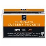200ct Members Mark Plastic Cutlery Packets