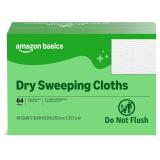64ct Amazon Basics Dry Cloths 10.4x8in