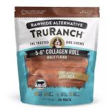 24ct TruRanch Collagen Bully Rolls 6in