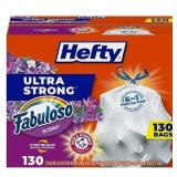 130ct Hefty Ultra Strong Scented Trash Bags 13gal