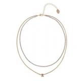18in Time&Tru 'R' Initial Necklace w/Carry Bag