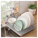 3pc Dish Drying Rack 15.5x12x5in