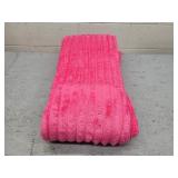 King Pink Fleece Blanket
