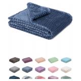 3pk Fuzzy Baby Blanket 28x40in