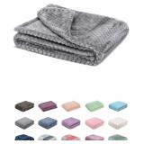 3pk Fuzzy Fluffy Baby Blanket 28x40in