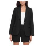 XS Express Women's Linen Blend Blazer