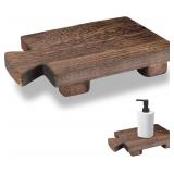 Vintage Wooden Tray/Soap Holder 9x6x1.5in