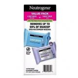 125ct Neutrogena Makeup Remover Wipes 7.2x6.4in