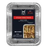 30pc Member's Mark Half-Size Aluminum Pans