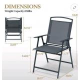 Folding Patio Chair 19.5x21x34.65in