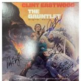 The Gauntlet cast signed sound track. GFA...