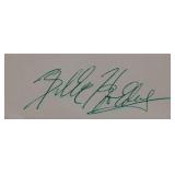 Billie Holiday signed slip