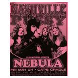 Nashville Pussy signed concert flyer