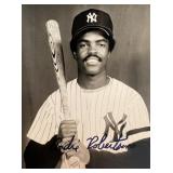 NY Yankee Andre Robertson signed photo