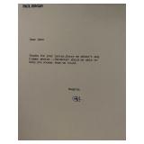 Paul Hogan signed letter