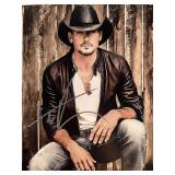 Tim McGraw signed photo