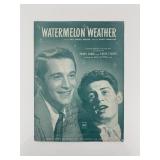 Perry Como signed sheet music