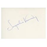 Jacqueline Kennedy signature cut