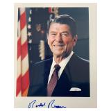 40th President Ronald Reagan signed photo
