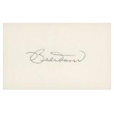 MLB Bobby Doerr original signature cut