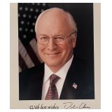 Dick Cheney facsimile signed photo