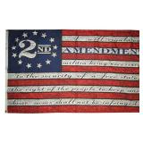 2nd Amendment American USA 13 Star Flag