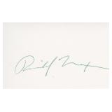 Richard Nixon signature cut