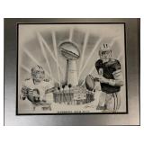 Troy Aikman Superbowl XXVII lithograph