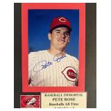 Pete Rose signed photo