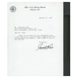 Janet Reno signed letter