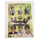 Princess Diana commemorative stamp set