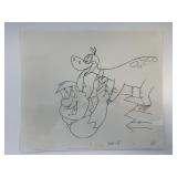 The Flintstones original hand drawn artwork for...