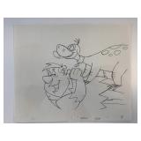 The Flintstones original hand drawn artwork for...