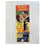 Song of Russia original 1944 vintage insert...