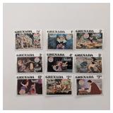 Grenada 1980 Christmas Snow White Stamp Set