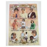 Princess Diana commemorative stamp set