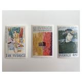 Sweden Ivar Arosenius Set of 3 stamps