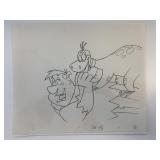 The Flintstones original hand drawn artwork for...