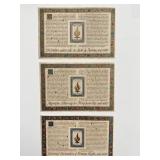 1988 United Nations set of 3 stamps