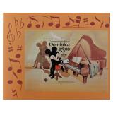Dominica Mickey Mouse Souvenir Stamp Sheet