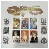 Maldives Princess Diana commemorative stamp set