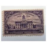 1938 3Â¢ Iowa Territory Centennial Stamp