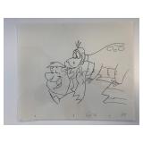 The Flintstones original hand drawn artwork for...