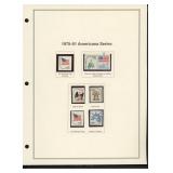 1975-81 American Series Stamp Set