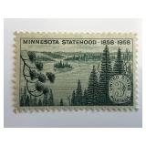 1958 3Â¢ Minnesota Statehood Stamp