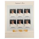 Bequia Princess Diana commemorative stamp set