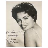 Musician Barbara McNair signed photo