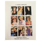 Diana Princess of Wales commemorative stamp set